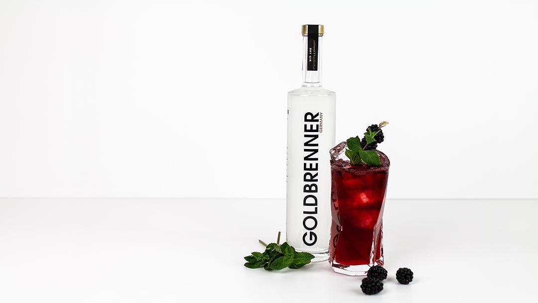 Goldbrenner Rezepte Gin Bramble