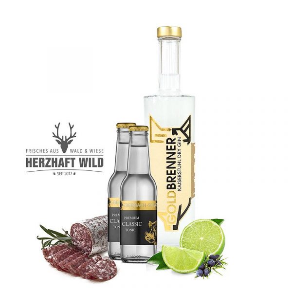 Goldbrenner Wilde Gin-Salami Set XL