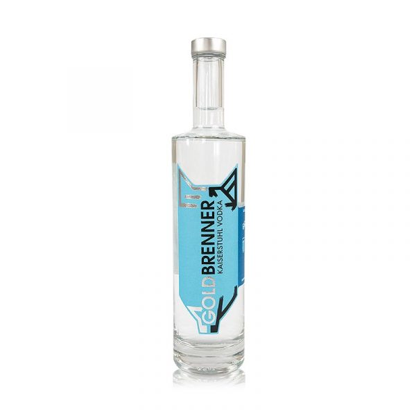 Goldbrenner Kaiserstuhl Vodka Etikett vorne